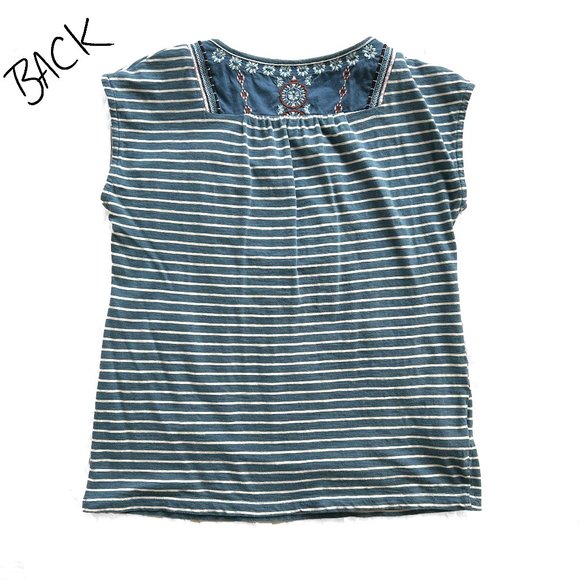 Eddie Bauer Embroidered Sleeveless Cotton Top, XS - Picture 2 of 11